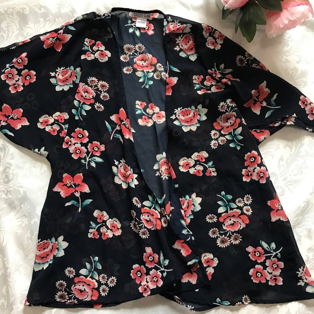 Floral kimono